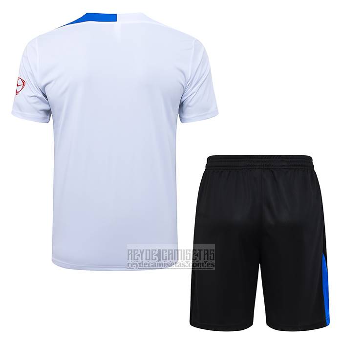 Chandal del Paris Saint-Germain Manga Corta 2025-2026 Blanco - Pantalon Corto